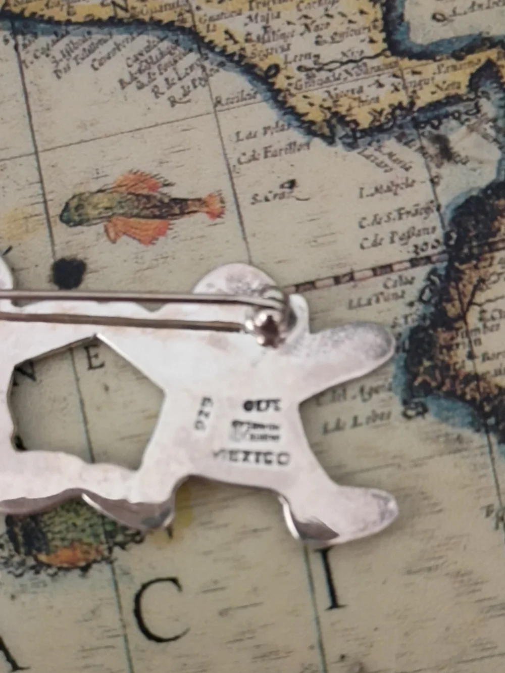 ❤️Vintage EFS MEXICO 925 STERLING SILVER Save the Children Brooch Pin